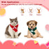 2 Pieces Christmas Pet Scarf Knitted Pet Collar Winter Cat Neck Warmer Solid Pet Scarf Puppy Cat Costume Accessories Mini Knitted Scarf for Small ...