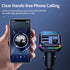 Bluetooth Adapter for Car, Wireless FM Radio Transmitter, Wireless Bluetooth 5.0, MP3 Music Player, QC3.0 + PD 20W USB Car Charger, 7 Colors LED B...
