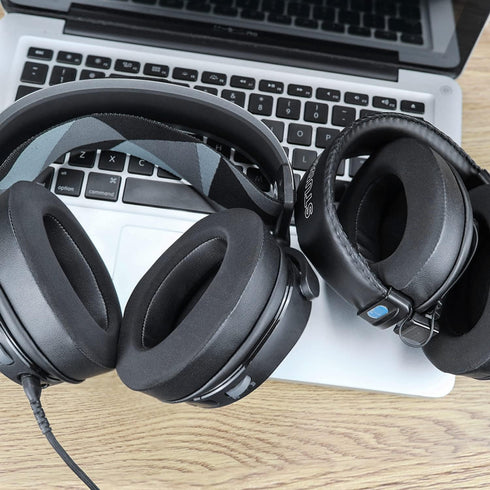 SOULWIT Cooling Gel Earpads Cushions for Audio-Technica ATH M50X/M40X, HyperX Cloud/Alpha, SteelSeries Arctis, Ear Pads for Sony MDR-1ABT/1RBT/1RN...