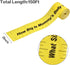 ABOAT 2 Rolls Belly Measuring Tape Tummy Measure for Baby Shower Game Party Supplies,Total 300Feet...