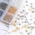 600 Pcs Brass Wire Guardian U-Shape Cable Protector Brass Wire Protector for Earring Bracelet Necklace Pendant DIY Jewelry Making Supplies, 6 Colo...