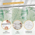 Amazer Plastic Shower Curtain Rings, Shower Curtain Hooks, 24 Pcs C Shaped Shower Hooks for Shower Curtain, Clear Shower Curtain Hooks for Bathroo...