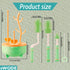 Tree Bottle Cleaning Brush Set. includes 2 Bottle Brush, Nipple Brush and Straw Brush. Baby Bottle Brush Set for Bottle Drying Rack. Baby Essentia...