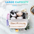 2 Pack Mesh Shower Caddy Portable for College Dorm Room Essentials, Shower Caddy Dorm with 8-Pocket Large Capacity,Shower Bag for Beach,Swimming,G...
