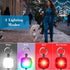 Rechargeable Dog Lights 2Pack LED Dog Collar Lights Clip on with 4 Lighting Modes Dog Safety Red Lights Harness Leashes Light for Dog Night Walkin...