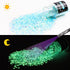Glow in The Dark Glitter, 12 Colors Chunky Glitter for Tumblers, High Luminous Holographic Glitter for Resin Crafts Epoxy Slime, Cosmetic Grade Na...