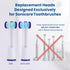 Compatible with Philips Sonicare® ONLY - Replacement Toothbrush Heads - Fits ONLY DiamondClean, Flexcare+, HealthyWhite+, 2 Series Plaque Control,...