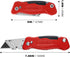 HAUTMEC Multifunctional Heavy Duty Folding Utility Knife With Integrated Screwdrivers, Blade Storage, Box Cutter Built In Zinc Alloy Housing, 3 Ex...