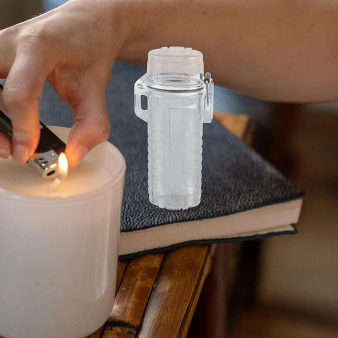 1PCS Clear Coat Waterproof Lighter - Lighter Cover Lighter Protective Sleeve,Clear Lighter Case Lighter Protector,Lighter Organizer Case Plastic P...