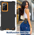 for Galaxy Note 20 Ultra Case with Belt Clip Holster, 2 Screen Protector, Military Grade Full Body Heavy Duty Shockproof Rugged Protective Cover f...