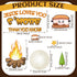 Outus 105 Pieces Jesus Loves You S'More Bulletin Board Set Sunday Decorative School Decorations Religious Bulletin Board for Wall Classroom School...