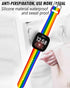Sport Band Compatible with Versa 4/Versa 3/Sense 2/Sense for Women Men,Elastic Replacement Wristbands Strap for Versa 4/Versa 3/Sense 2 Smart Watc...