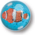 Deluxebase Mega Bounce - Coral Fish from Coral Fish Bouncy Balls for Kids with Enclosed Fish Figurines. Small Rubber Balls for Kids with Animal Fi...