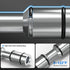 TAILONZ PNEUMATIC 1/4"NPT 5 Way 3 Position Air Hand Lever Operated Valve Pneumatic Solenoid Valve Manual Control Push-Pull 4H230-08C...