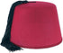 Beistle S60065AZ3 3 Piece Felt Fez Hats, Red/Black...
