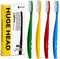 Huge Head Toothbrush Hard Toothbrushes for Adults Hare&Firm Toothbrush Bristles BPA Free Oral Care 4 Packs...
