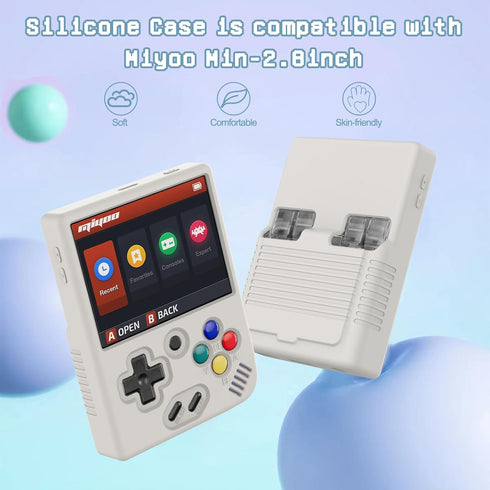 KPSIHRIO Case for Miyoo Mini Handheld Portable Game Console, Mini Game Console Silicone Case for Miyoo 2.8 inch Portable Game Console with Lanyard...