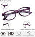 EYEGUARD Reading Glasses 4 Pack Quality Fashion colorful Readers for women...
