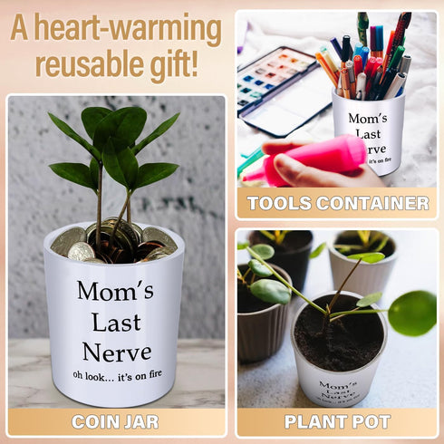 Gifts for Mom from Daughter Son, Mother's Day Gifts, Mom's Last Nerve Candle, Best Mom Gifts, Candles Gifts for Women, Funny Candles for Women, La...