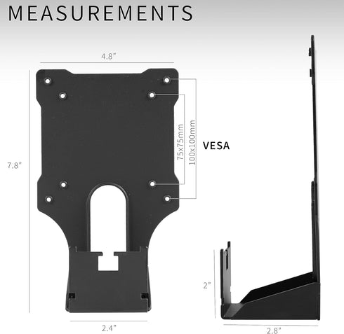 VIVO VESA Bracket Mount Adapter, Only Fits Dell Models S2340L, S2440L, S2340M, S2240L, S2240M, MOUNT-DL02...