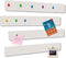 Felt Pin Boards Bar Strips for Walls Bulletin Board Removable with 24 Command Strips Memo Notice Boards as Classroom Office Decor, 4 Pack, 40 Push...