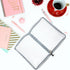 STOBOK A6 Binder Cover 6-Ring Clear Transparent PVC Notebook Folder Cover with Zipper Closure Loose Leaf Binder Protector for Meeting Travel Offic...