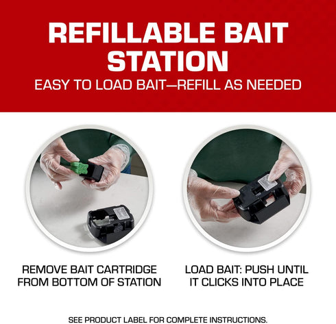 Tomcat Mouse Killer Child and Dog Resistant, Refillable Station...