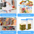 Reusable Vacuum Zipper Bags, 20 Sous Vide Bags for Anova and Joule Cookers, 3 Sizes Reusable Storage Bags with Double-layer Zippers for Food Saver...