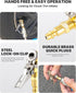 2-Pack 1/4 Inch Female NPT Closed Ball Tire Chuck with Clip, Locking Air Chuck Tire Inflator with Air Chuck Quick Connect, Clip-On Air Chucks for ...