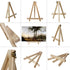 AUVOTTOKA Portable 9" Wood Tripod Tabletop Display Easel for Artist Painting, Sketching, Displaying Photos, Decorative Plates and More...