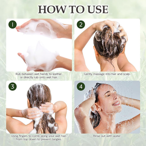 2 in 1 Rosemary Hair Regrowth Shampoo & Conditioner Bar, Prevent Hair Loss Deep Cleansing Rosemary Shampoo Bar for Fine & Oilly Hair & Scalp with ...