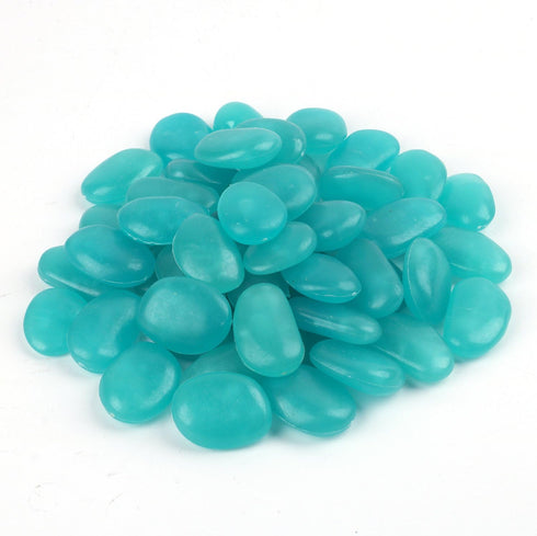 Glow in The Dark Pebbles,Decorative Glow Stones,Fish Tank Aquarium Gravel,Glow Pebbles for DIY Garden Gifts Decoration(Big Size, 3-4cm, 400g/14.1o...
