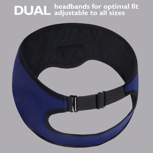 Ponytail Headband Headphones for Sleep Headband Bluetooth Headphones w/Adjustable Headband & Ergonomic Control Sleeping Headphones for Side Sleepe...