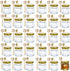1.5 oz Hexagon Mini Glass Honey Jars -30Pack Honey Jars with Wood Dipper, Gold Lid, Bee Pendants, Jutes - Perfect for Baby Shower, Wedding Favors,...
