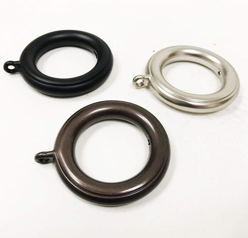 Rod Desyne Decorative 1.75 inch Eyelet Rings - Satin Nickel...
