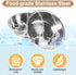 Sunhoo 2 PCS Replacement Stainless Steel Cat Bowls with 5.6in/14.2cm Outer Diameter pet bowl...
