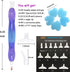 Diamond Painting Art Drill Bead Pen Accessories Tool Kit, 5D Diamond Painting Drill Pen Stylus Tips Placers Heads and Glue Clays Shine Purple...