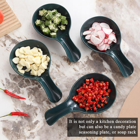 Kyraton Spoon Rest 2 Pack, Plastic Spoon Holder For Kitchen Counter, Kitchen Utensil Rack For Spoons, Tongs, Spatulas, Spoon Rack For Hob, Spatula...