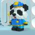 Larcele Micro Building Blocks Animal Set, DIY Mini 3D Building Toy Bricks,339 Dots KLJM-10 (Police Panda)...