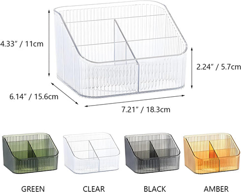 Grean Makeup Brush Holder Organizer for Vanity, Bathroom Countertop Organizer 5 Cups, Toiletry Organizer, Storage & Display for Skincare, Perfume,...