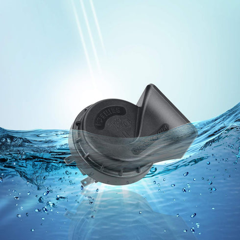 SEINECA Car Single Horn Loud Waterproof 12V High Tone Snail Electric Horn for Motorcycle Pickup RV SUV MPV Van Electric scooter. (High Tone)...