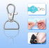 Key Chain Clip Hook, Anezus D Ring Clip Keychain Lanyard Swivel Snap Hooks Clip on Key Ring for Crafts and Purse Hardware (1 inch)...