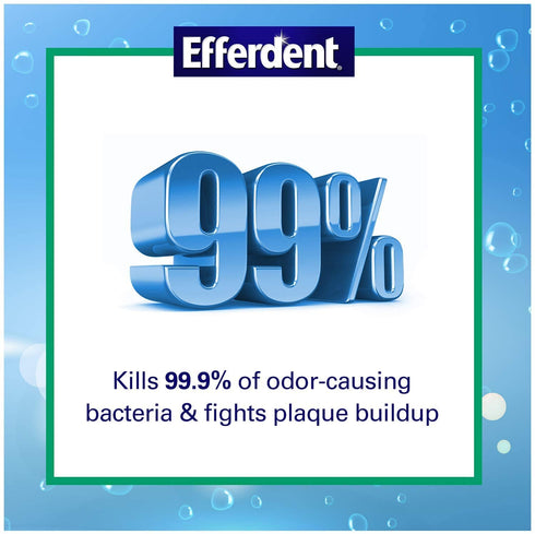 Efferdent Plus Mint Anti-Bacterial Denture Cleanser | 90 Tablets...