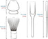 TEANAGOO MA-01 Japanese Matcha Ceremony Accessory, Matcha Whisk (Chasen), Traditional Scoop (Chashaku), Tea Spoon, Whisk Holder, The Perfect Set t...