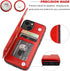 ONETOP Compatible with iPhone 13 Wallet Case with Card Holder, PU Leather Kickstand Card Slots Case, Double Magnetic Clasp Durable Shockproof Cove...