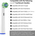 Replacement Toothbrush Heads Compatible with Oral-B Braun Pro 500/1000/1500/3000/3757/5000/7000/7500/8000, Professional Electric Brush Heads for O...