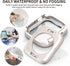 2 in 1 Waterproof Bling Case Compatible for Apple Watch 40mm Screen Protector SE Series 6/5/4, Women Glitter Diamond Rhinestone Bumper Face Cover ...