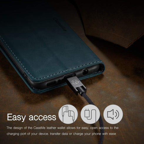 Samsung Galaxy A51 Wallet Case with Magnetic Stand Book Style Leather Flip Protective Case Wallet for Galaxy A51 6.5 inch (Blue)...