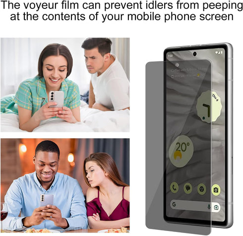 Privacy Screen Protector for Google Pixel (Google Pixel 7a)...