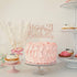 Happy 21st Birthday Cake Topper, 21st Birthday/Anniversary Party Supplies, Cheers to Twenty-one Years Party Decoration - Rose Gold Glitter...